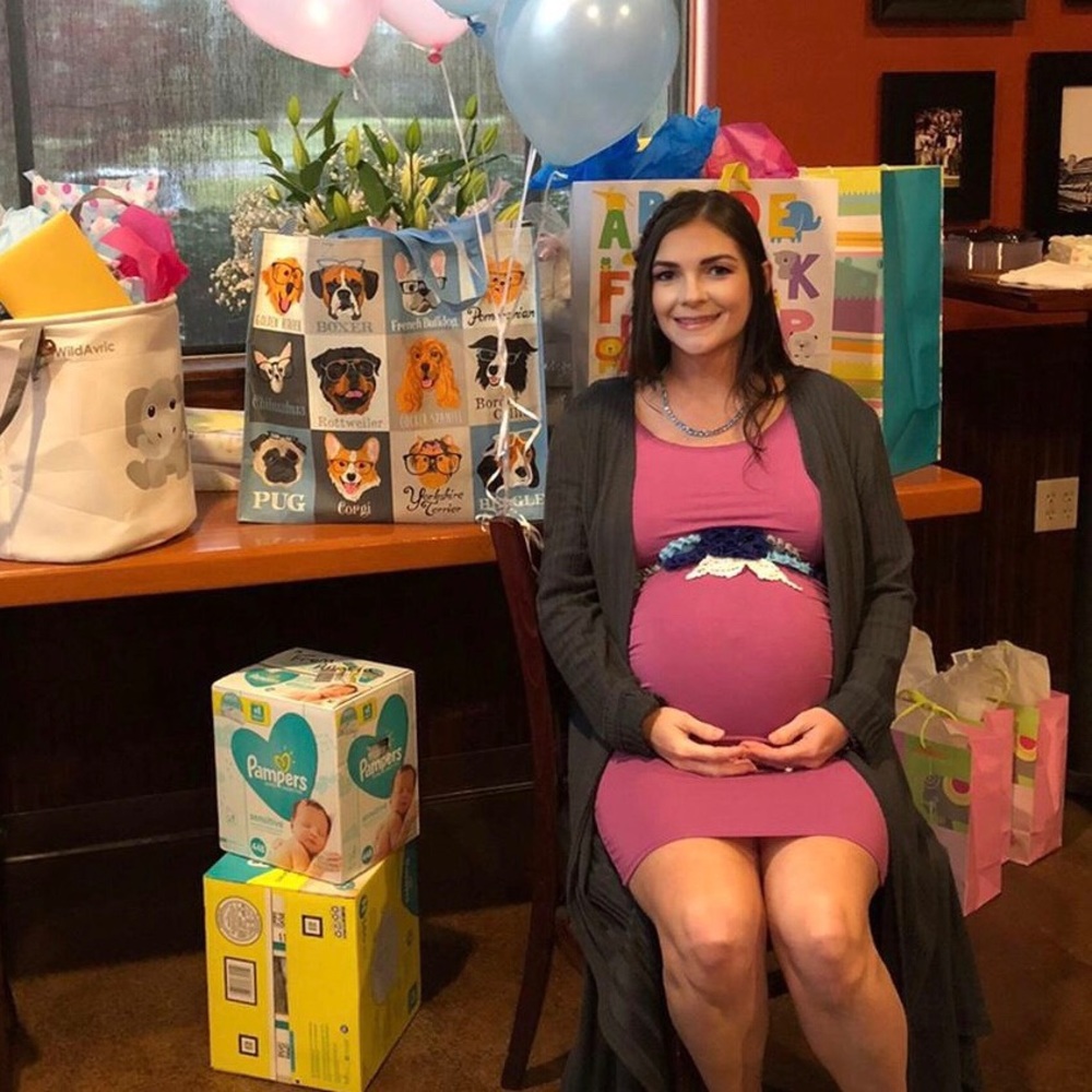 Worn once to baby shower..maternity dress